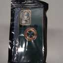 Compatible with Xiaomi 13 Lite Case Ring Holder Magnet Green, for Xiaomi 13 Lite Phone Case Silicone Shockproof Plate Luxury Slim Cover (Dark Green)