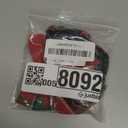 ADOGGYGO Christmas Dog Collar with Bow, Adjustable Cotton Red Green Plaid Bowtie Dog Christmas Collars for Small Medium Large Dogs Pets (Small, Xmas)