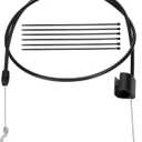 HIAORS 183281 Lawn Mower Throttle Cable for Craftsman 917 7021P Poulan, Engine Zone Control Cable 532183281 Replacement for Rotary Weed Eater Roper Push Gas Lawnmower Parts 198463 532198463
