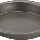 GoodCook Everyday Nonstick Steel Round Cake Pan, 9 Inch, Gray Pack of 2