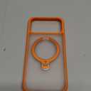 TORRAS Q3 Spin for iPhone 17 Pro Max Case with 360 Magnetic Stand, Wireless Charging Compatible, Hard PC Case for 17 Pro Max Phone Case with Stand, Translucent Cosmic Orange