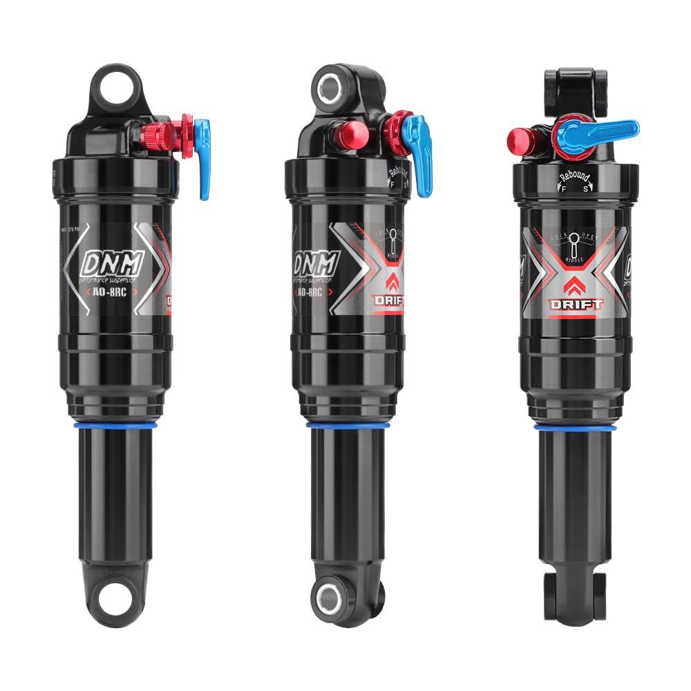 AO-8RC DNM Mtb Rear Shock Mountain Bike Air Rear Shock With Lock Out - Adjustable Air Pressure - Damping adjustment (190 x 50 mm (7.48" x 1.97"))