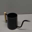 Watering Can for Indoor Plants, 35 oz/1000 ml Metal Stainless Steel Pot with Long Spout for House Plants Bonsai Outdoor Garden Flower Decorative (Black)