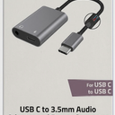 z gear USB c to 3.5mm audio adapter and power converter