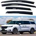IG Window Visors Fit for 2022-2026 Kia Carnival, Out-Channel Rain Guards Vent Wind Deflectors 4PC, Car Accessories for 22-26 Carnival