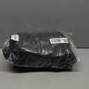 SOMTHRON Men's Casual Trench Coat Slim Fit Notched Collar Long Jacket Overcoat Single Breasted Pea Coat wih Pockets (X-Large, Black)