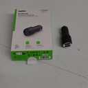 DUAL USB-A CAR CHARGER 12W X2 BLK BELKIN