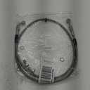 Mofun Extended Length Stainless Steel Hydraulic Front Brake Line Kit Non-ABS For 12-14" Handlebar Compatible with Harley Dyna Super Glide Wide Glide Low Rider 1993-2006, Chrome, 54"