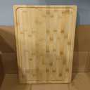 2XLarge Cutting Board, 20" Bamboo Cutting Boards for Kitchen with Juice Groove and Handles Kitchen Chopping Board for Meat Cheese board Heavy Duty Serving Tray, 2XL, Empune, 20"L x 14"W