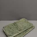 OLANLY Bathroom Rugs 32x20, Extra Soft Absorbent Chenille Bath Rugs, Rubber Backing Quick Dry, Machine Washable Bath Mats for Bathroom Floor, Tub and Shower, Home Decor Accessories, Sage Green