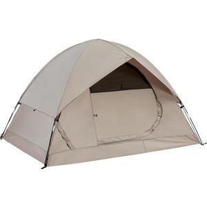 Spacious Waterproof 2/4 Person 4-Season Tent with Big Rain Fly – Versatile Outdoor Camping Tent for Hiking, Backpacking, and Festivals – Easy Setup & Durable Design