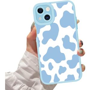 ZIYE for iPhone 14 Pro Max Case Cow Pattern Phone Case with Camera Protection,Silicone TPU Phone Protective Cover Cheetah Design Cases Compatible with iPhone 14 Pro Max 6.7 Inch