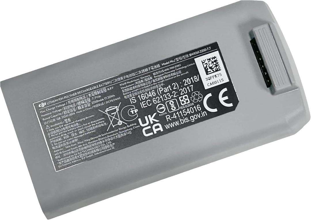MaximalPower 7.7V 2250mAh Drone Battery Replacement for DJI Mini 2 Quadcopter (1 Pack)