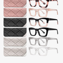 CCVOO Stylish Reading Glasses for Women, Eyeglasses, Blue Light Readers for Women, Computer Eye Glasses, Cheaters(1.75)