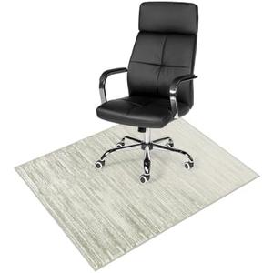 Anidaroel Ombre Desk Chair Mat for Hardwood Floor & Tile, 36"x48" Office Chair Mat for Hard Floors, Office Chair Rug for Rolling Chair, Low Pile Carpet Protector Mat for Home Office, Coffee