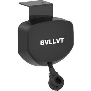 Ceiling Mounted & Wall Mounted EV Charger Cable Retractor - 11.5ft Automatic Retractable Cable Organizer for Electric Vehicle Charging, Universal Fits 95% of EV Charging Cables