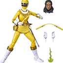 Power Rangers Lightning Collection Zeo Yellow Ranger 6-Inch Premium Collectible Action Figure Toy with Accessories, Kids Ages 4 and Up