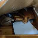 Folding Adirondack Chairs, Outdoor Wooden Lawn Chairs with Cup Holder, Patio Chair for Garden,Yard,Poolside,Backyard, 350lb Weight Capacity(Natural)