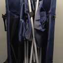 Cot Camping Cot with Thick Pad Cots for Sleeping Camping Bed Folding Cot 450LBS(Max Load) Comfortable Double Layer Oxford Heavy Duty with Carry Bag for Home Outdoor Travel (Standard, Standard Blue)