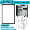 2025 Enhanced 242193212 Refrigerator Freezer Door Gasket - Compatible with Frigidaire, Kenmore, Electrolux - Replacement Seal for Parts 1465365, 240370906, 240390701 - Ensures Freshness
