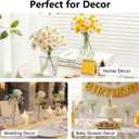 RUCKAE Small Clear Bud Vases Bulk 12 Pack Mini Flower Glass Vases for Centerpiece Table Wedding Decorations Home Decor Party