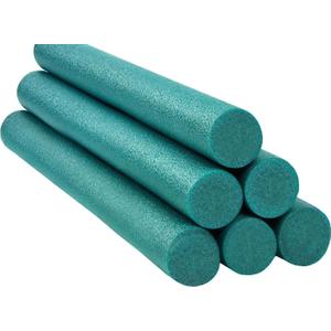 Chochkees Pool Noodles 52" x 2.5" Inch Swimming Solid Core Foam Tube, Floating Thick Noodles for Floating, Pool Accessories, 12-Pack