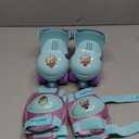 Disney Frozen Junior Skates Includes Knee and Elbow Pads, Size Adjustable Design for Growing Feet