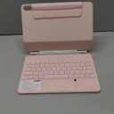 for iPad 11th(A16, 2025)/10th Generation Case with Keyboard, Magic Keyboard 2022, Springy Backlit Keys, Stain-Resistant Surface, Multi-Touch Trackpad,Pink