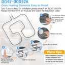 UPGRADED DG47-00037A Range Broil Element Compatible with Samsung Electric Freestanding Range Parts,DG47-00037A Oven Baking Element Replacement AP4342874 2087536 PS4240835 Oven Heating Elements