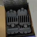 Clipper Guards for Wahl 10 12 14 16 18 20 Hair Clipper Guards 6pcs Extra Long Clipper Guard Attachments 2.5 Inch Clipper Guides Multiple Sizes Universal 2.5", 2.25", 2", 1.75", 1.5", 1.25" (Gray)