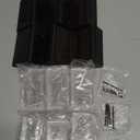 6 Pack Solar Fence Lights, 2 Lighting Modes Step Lights Outdoor, Acrylic Bubbles LED Super Bright Waterproof Solar Deck Light for Outside Stair Fence Step Pool Backyard Decor (Warm White/7 Color)