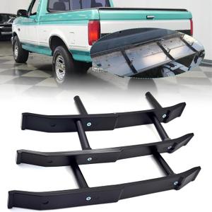 Truck Tailgate Trim Panel Bracket Fit for 1987-1996 Ford F150 F250 F350 Replace E7TB-9942502 E7TB-9942596 E9TB-994250 E9TB-9942596 Includes Stainless Steel Screws and EPDM Rubber Backed Washer