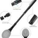 Back Scrubber Anti Slip for Shower, 25.7 Telescopic Back Bath Brush for Shower, Back Scrubber, Exfoliation and Improved Skin Health for Elderly with Limited Arm Movement, Disabled