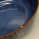 CSYY Salad Bowl 66 Oz, 8" Large Soup Bowls, Porcelain Round Serving Bowl Blue Decorative Bowl for Salad, Chip, Cereal, Fruits and Pasta (1pc)