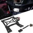 UTV Led Lighted License Plate Frames Mount Holder Compatible with Polaris RZR Pro XP Turbo R S 4 2020-2025