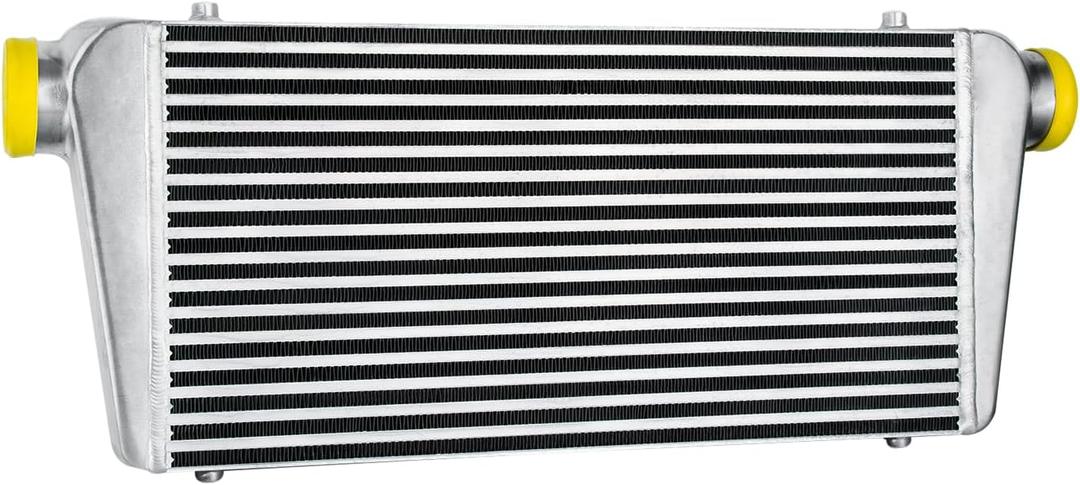 1000HP 24"x12"x4" Aluminum Turbo Intercooler 3" Inlet/Outlet 76mm 5-50PSI