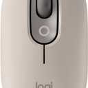 Logitech POP Mouse, Wireless Mouse with Customizable Emojis, SilentTouch Technology, Precision/Speed Scroll, Compact Design, Bluetooth, Multi-Device, OS Compatible - Mist