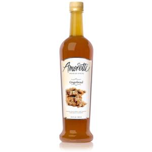 Amoretti Premium Syrup, Gingerbread, 25.4 Ounce,BB Date: 12/22/25
