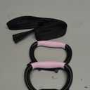 New Professional Gymnastic Rings,Both for Adults and Kids,Support 550 LBS,Home Fitness Equipment,Indoor and Outdoor Pull-up Bar for Stretching and Height Increase,with Adjustable Straps (Pink)