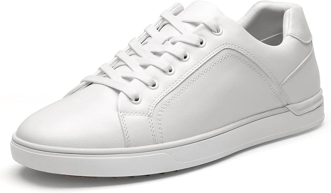 Bruno Marc Men's Casual Dress Sneakers Skate Shoes (13 Wide, White)