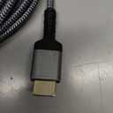 Highwings High-Speed 25 FT HDMI Cable, 18Gbps 2.0 Braided HDMI Cord, 4K HDR, HDR10, HDCP 2.2, ARC, Compatible with Roku TV/HDTV/PS5/Blu-ray (Grey)