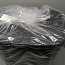 Mind Reader Slim Laundry Hamper with Lid, 60L Clothes Basket, Ventilated Plastic, Black (Single)