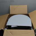 HOMLAND 3-in-1 Bedside Commode Chair with Sturdy Dual-Crossbar Support Construction, Stable Portable Commode Toilet with 7.5Qt Potty Bucket, 350 Lbs Bedside Commodes for Seniors, Silver