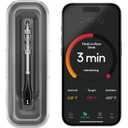 CHEF iQ Sense Smart Wireless Meat Thermometer with Ultra-Thin Probe, Unlimited Range Bluetooth Meat Thermometer, Digital Food Thermometer for Remote Monitoring of BBQ Grill, Oven, Smoker, Air Fryer