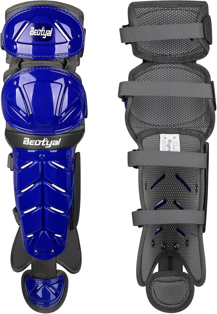 Baseball Softball Catcher Leg Guards Shin Guards for Youth Adult