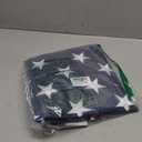 American Flag 4x6 FT Embroidered Stars, Sewn Stripes, Brass Grommets USA US Flag Polyester Long Lasting for Outdoor Use