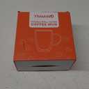 Set of 4 Double Walled Glass Coffee Mugs 5 Ounces Insulated Layer Coffee Cups Borosilicate Glass Espresso Cup for Hot Beverage, Cappuccino, Tea, Latte ,Microwave Safe