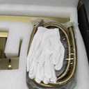 Free Standing Tub Faucet Brushed Gold, Floor Mount Freestanding Tub Faucets, Brass Stand Alone Tub Filler, Waterfall High Flow Bathtub Shower Mixer Tap
