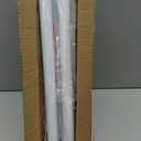 Shower Curtain Rod 31-80 in Adjustable Curtain Rod No Drilling Tension Shower Rod Stainless Steel for Bathroom Room Divider, White