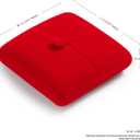 Oirlv Red Velvet Bracelet Box Premium Velvet Jewelry Gift Box for Bracelet Bangle Proposal Wedding Jewelry Holder Storage